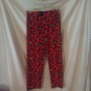 Kids fuzzy pajama pants. Size 14-16.